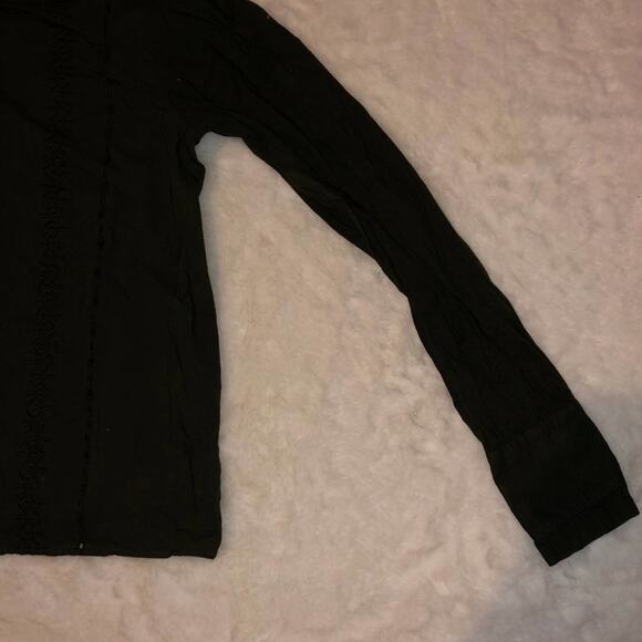 Loft Army Green Long Sleeve Blouse - Picture 3 of 6